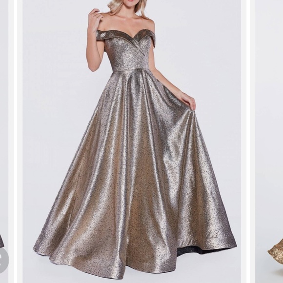 Cinderella Divine Dresses & Skirts - Cinderella Divine Sparkle champagne gown NWT